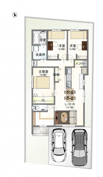 物件画像 一戸建て三木市平田間取り
