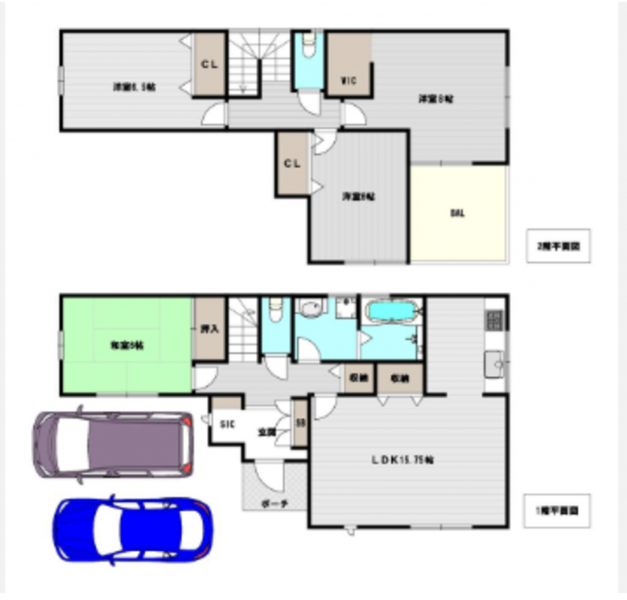 物件画像 一戸建て西脇市野村町間取り