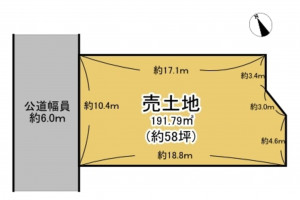 物件画像 土地加東市藤田間取り