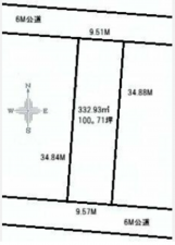 物件画像 土地西脇市上野間取り