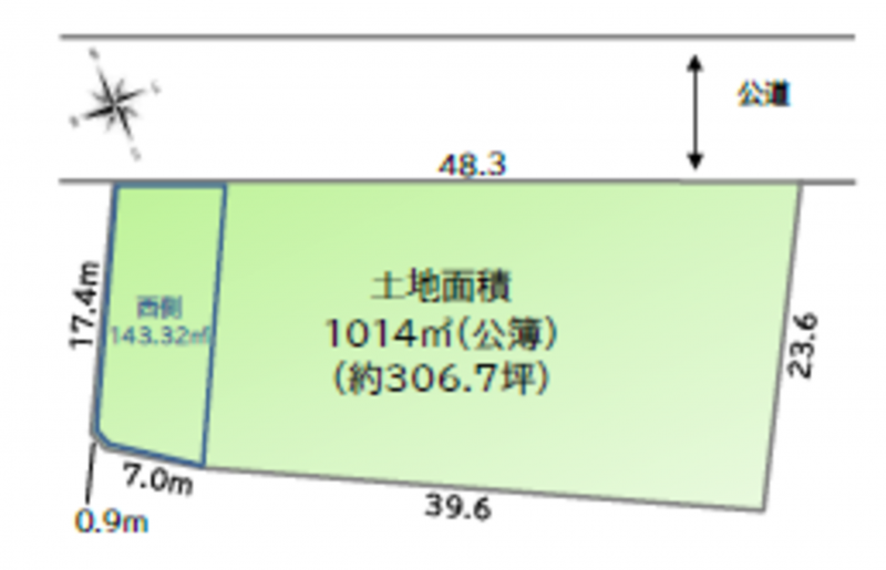物件画像 土地加東市家原間取り