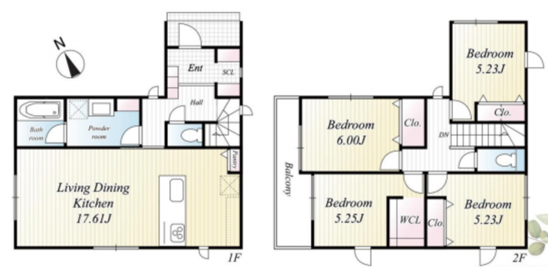 物件画像 一戸建て三木市自由が丘本町間取り