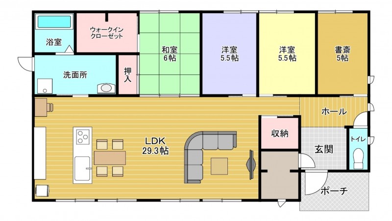 物件画像 一戸建て小野市天神町間取り
