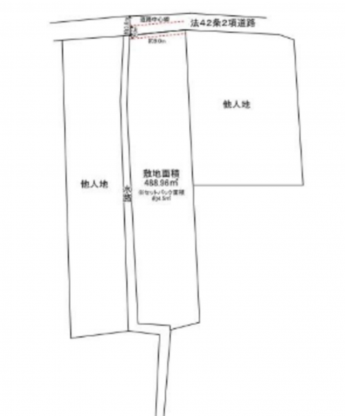 物件画像 土地三木市大塚間取り
