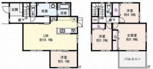 物件画像 一戸建て三木市志染町青山間取り