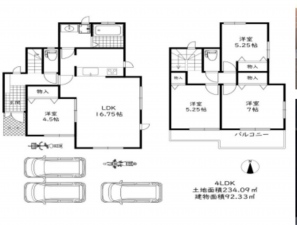 物件画像 一戸建て小野市神明町間取り