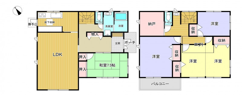 物件画像 一戸建て小野市天神町間取り