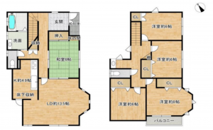 物件画像 一戸建て三木市さつき台間取り