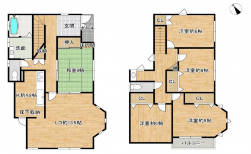 物件画像 一戸建て三木市さつき台間取り