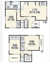 物件画像 一戸建て三木市自由が丘本町間取り