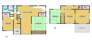 物件画像 一戸建て西脇市小坂町間取り