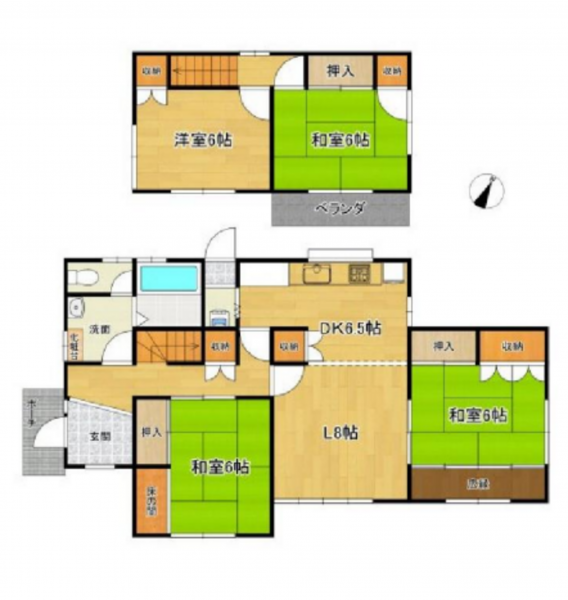 物件画像 一戸建て西脇市野村町間取り