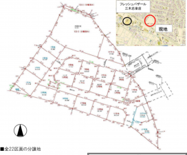物件画像 土地三木市志染町中自由が丘間取り