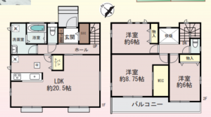 物件画像 一戸建て三木市緑が丘町中間取り