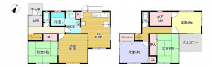 物件画像 一戸建て小野市敷地町間取り