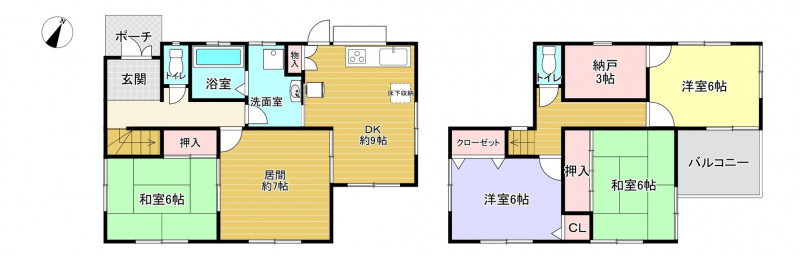 物件画像 一戸建て小野市敷地町間取り