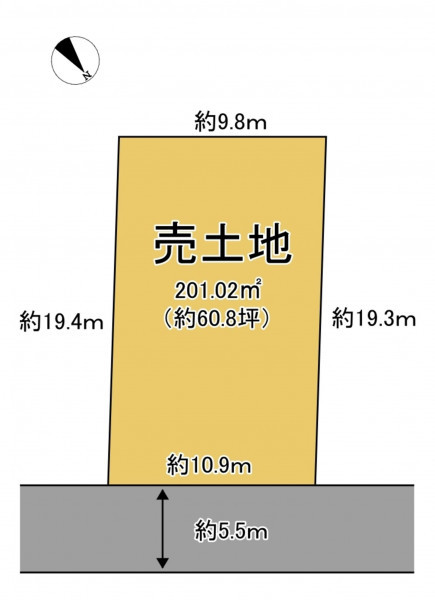 物件画像 土地小野市育ケ丘町間取り