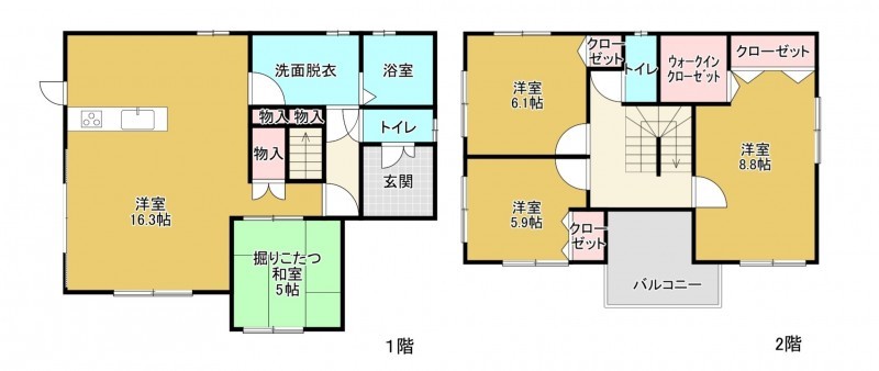 物件画像 一戸建て 近江八幡市安土町常楽寺 間取り