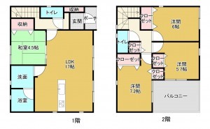 物件画像 一戸建て 東近江市五個荘小幡町 間取り