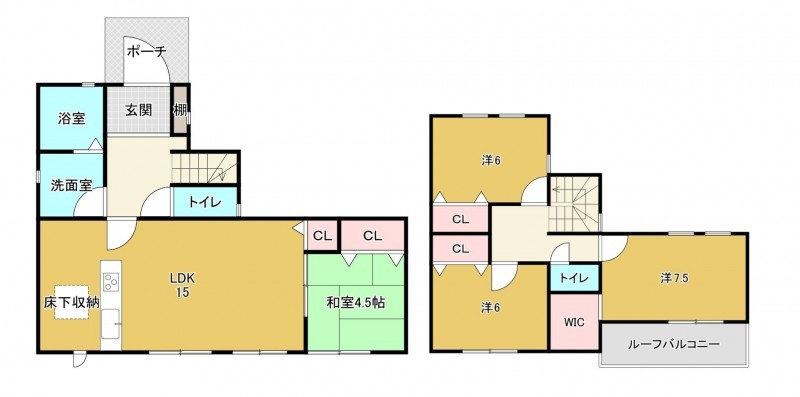 物件画像 一戸建て 近江八幡市丸の内町 間取り