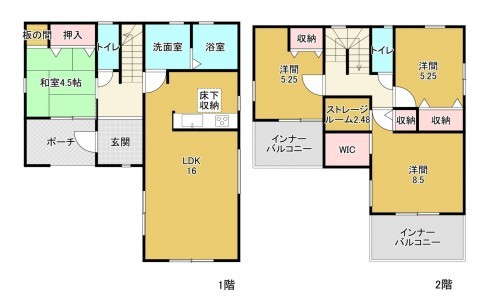 物件画像 一戸建て 東近江市東沖野 間取り