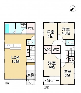 物件画像 一戸建て 守山市金森町 間取り