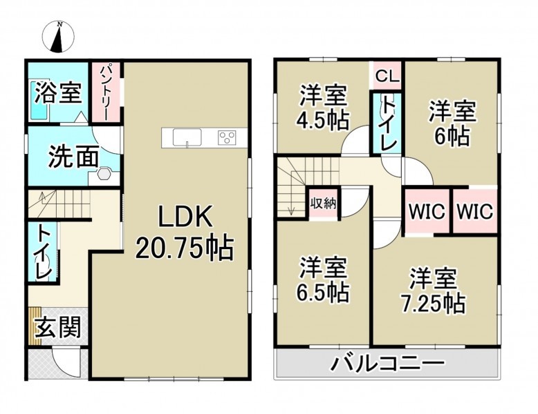 物件画像 一戸建て 甲賀市甲南町野田 間取り