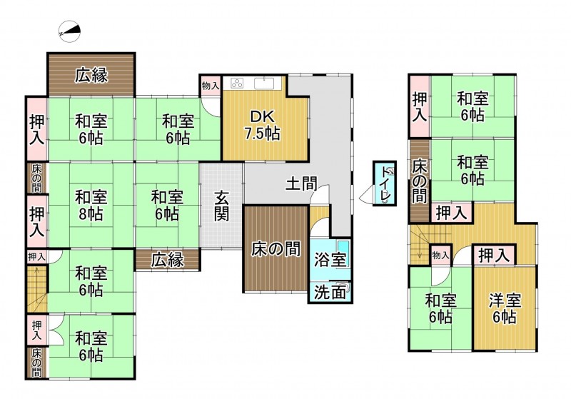 物件画像 一戸建て 蒲生郡日野町大字安部居 間取り