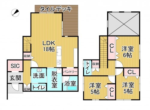 物件画像 一戸建て 近江八幡市北之庄町 間取り