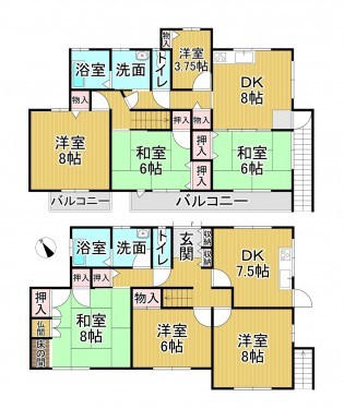 物件画像 一戸建て 栗東市綣 間取り