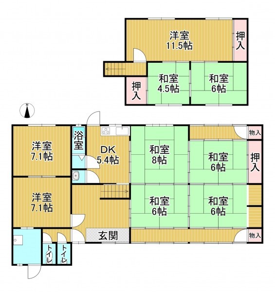 物件画像 一戸建て 米原市上多良 間取り