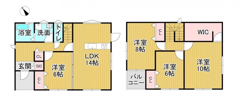 物件画像 一戸建て 湖南市サイドタウン 間取り
