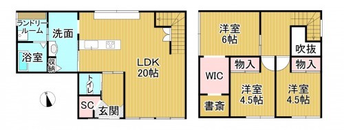 物件画像 一戸建て 大津市本堅田 間取り