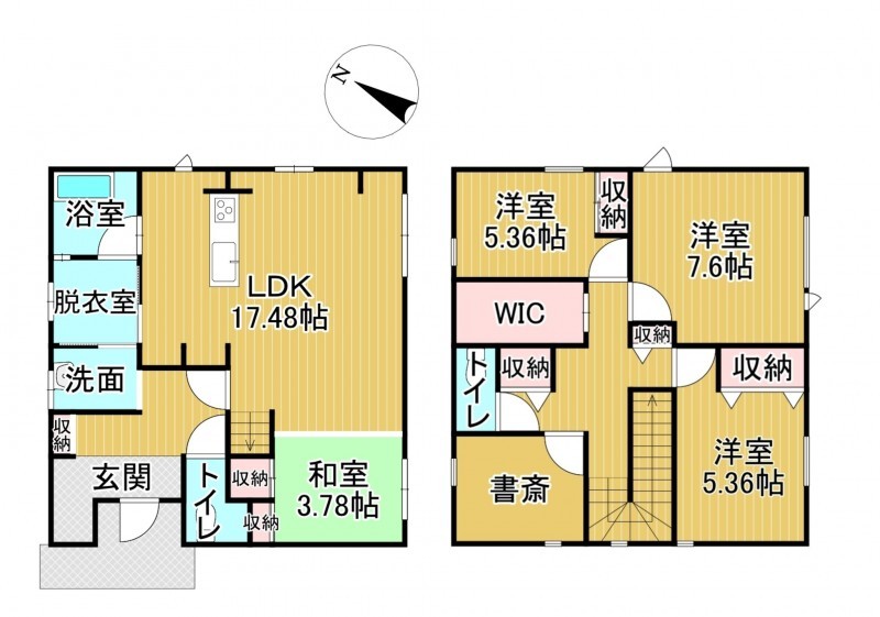物件画像 一戸建て 長浜市平方町 間取り
