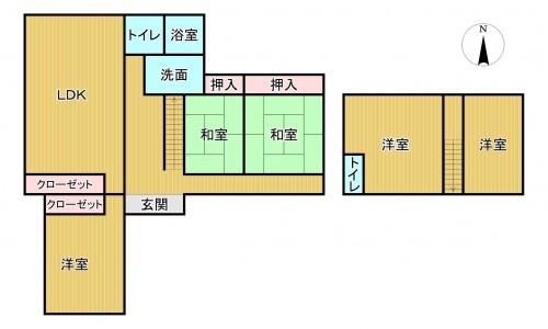 物件画像 一戸建て 長浜市相撲町 間取り