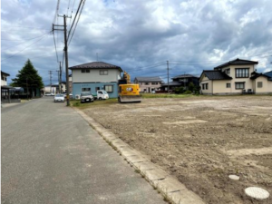 鶴岡市道田町、土地の画像です