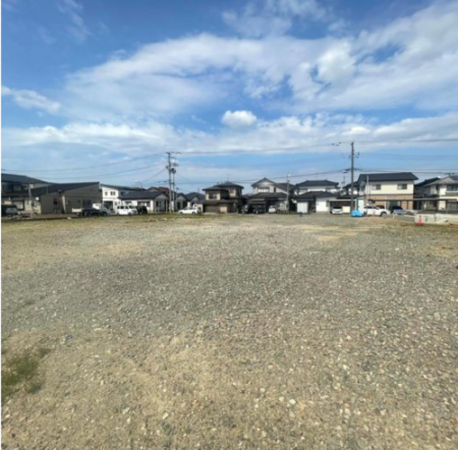 鶴岡市道田町、土地の画像です