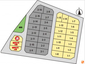 鶴岡市茅原町、土地の間取り画像です