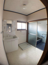 福山市芦田町大字福田、中古一戸建ての洗面画像です