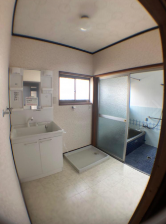 福山市芦田町大字福田、中古一戸建ての洗面画像です