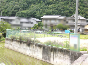 福山市加茂町字粟根、土地の外観画像です