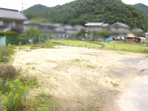 福山市加茂町字粟根、土地の外観画像です