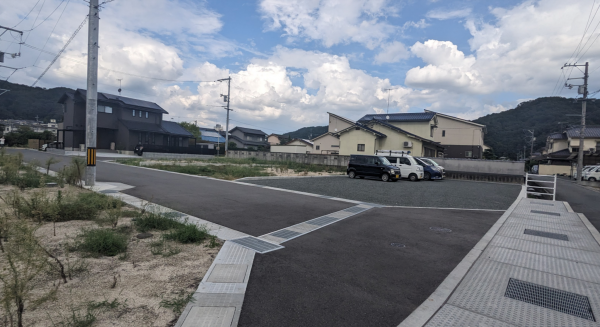 福山市加茂町字中野、土地の外観画像です