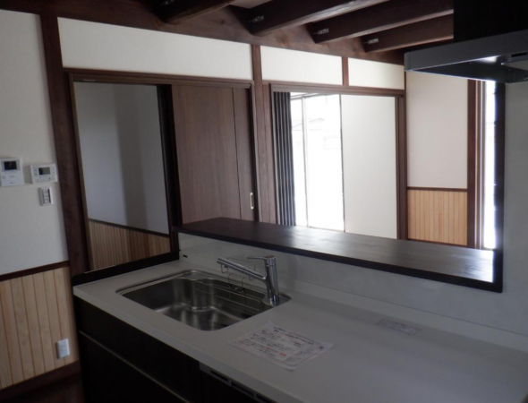 福山市御幸町大字森脇、新築一戸建てのキッチン画像です