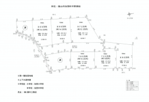 福山市加茂町字中野、土地の間取り画像です