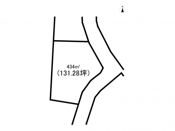 福山市駅家町大字江良、土地の間取り画像です