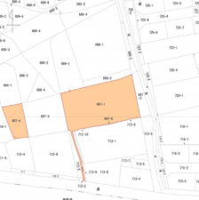 福山市駅家町大字中島、土地の間取り画像です