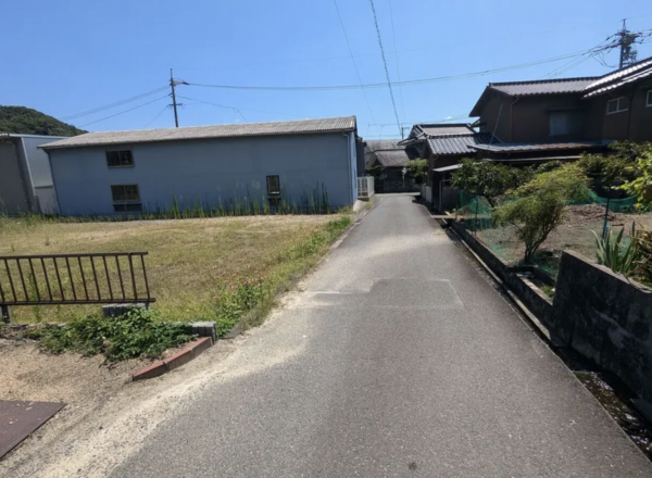 福山市加茂町字粟根、土地の画像です