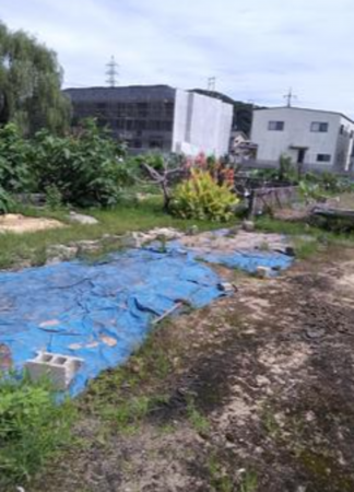 福山市御幸町大字森脇、土地の画像です