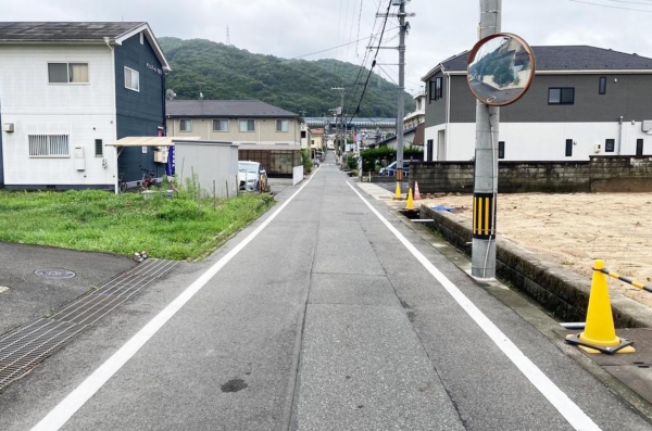 福山市千田町、土地の画像です